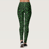 Leggings Marque d'interrogation verte (Dos)