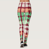 Leggings Marron avec des couleurs pastel (Dos)