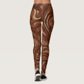 Leggings Marron – Stylés, Confortables & Polyvalen (Dos)