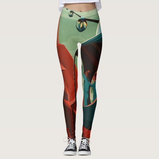 Leggings Mars Olympus Mons Système solaire Volcano le plus  (Devant)