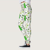 Leggings Martini Cocktails Gin et Tonic Boissons Mixologist (Gauche)