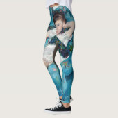 Leggings Mary Cassatt - Petite fille dans un fauteuil bleu (Gauche)