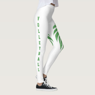 Leggings Mascotte Lion Tête Lion Et Volleyball (personnalis