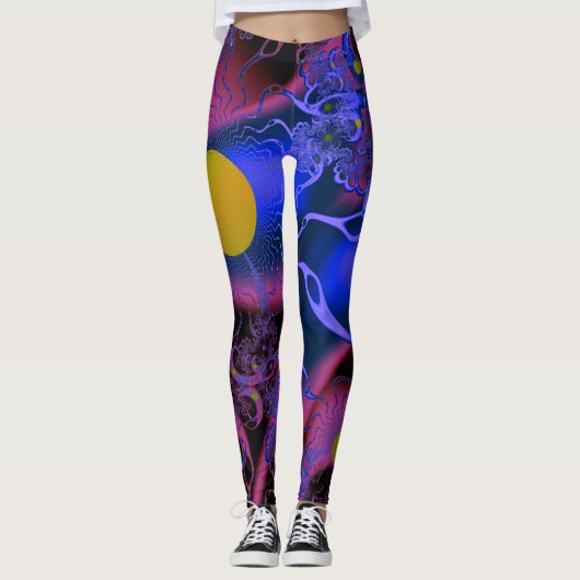 Leggings MashUp cosmique (Devant)