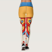 Leggings masque tiki traditionnel (Dos)