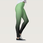 Leggings Matcha Black Ombre<br><div class="desc">Un motif simple et sombre,  couleur dégradé s'estompe du vert mat au noir.</div>