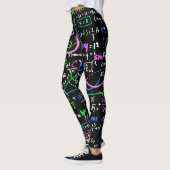 Leggings Math cycle linéaire mathématique éducation cercle (Gauche)