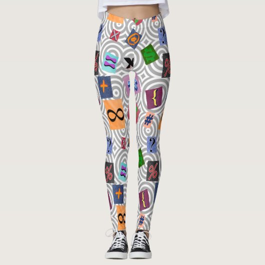 Leggings mathématiques (Devant)