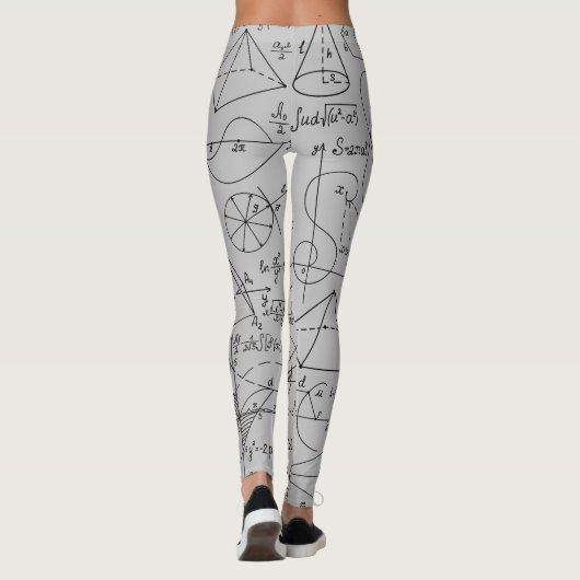 Leggings Mathématiques Géométrie Formule Euclide Équation (Dos)