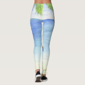 Leggings Matin à Bali Aquarelle (Dos)