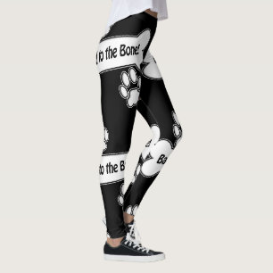 Leggings Mauvais À L'Os Avec L'Os Et Les Pattes