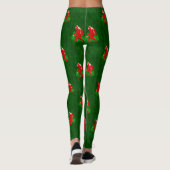 Leggings mauvais xmas bigfoot yeti (Dos)
