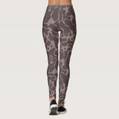 Leggings Mauve Abstrait (Dos)