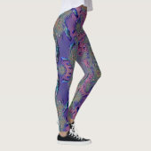 Leggings ~mauve blue green 3D ~ Original (Droite)