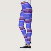 Leggings Mauve Et Bleu (Gauche)