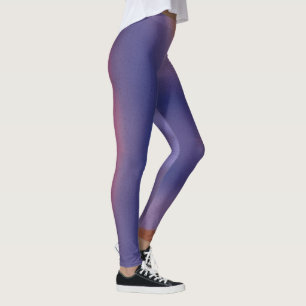 Leggings “Mauve Mirage Flow” – Abstrait Rose Bleu Pêche