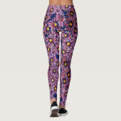 Leggings Mauve Moody Daisies (Dos)