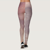 Leggings Mauve Strata | Dusty Rose et Rose Gold Agate (Dos)