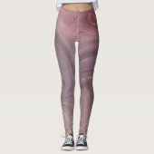 Leggings Mauve Strata | Dusty Rose et Rose Gold Agate (Devant)