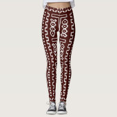Leggings Maxi copie Brown de Mudcloth (Devant)