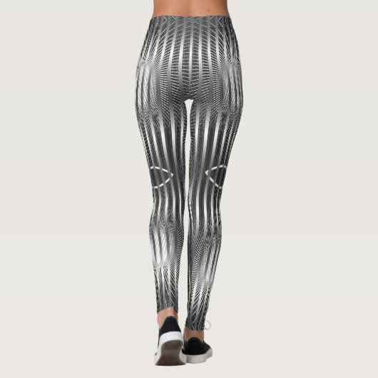 Leggings Maze de palmier (Dos)