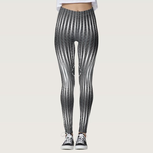 Leggings Maze de palmier (Devant)