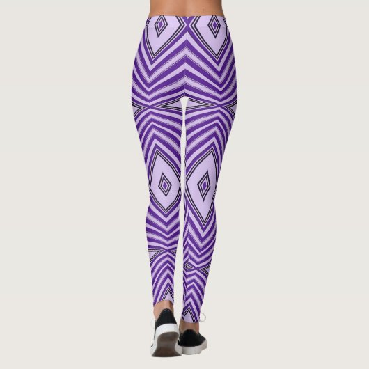 Leggings Maze pourpre (Dos)