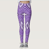 Leggings Maze pourpre (Devant)