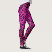 Leggings Maze rose chaud (Droite)