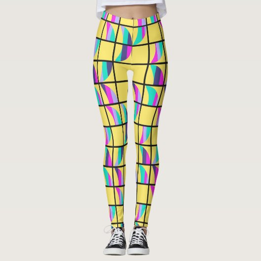 Leggings MCM Tic-Tac-Toe (Devant)