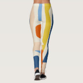 Leggings Me & mien, Formes Pastel Abstraites de Bohême (Dos)