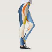 Leggings Me & mien, Formes Pastel Abstraites de Bohême (Droite)