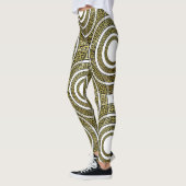 Leggings Méandre de clé grecque dans Artdeco de symétrie gé (Gauche)