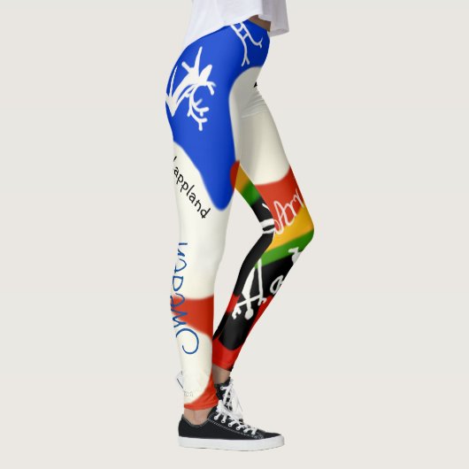 Leggings med samiska tecken och färger! (Droite)