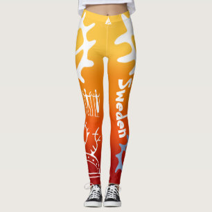 Leggings Med samiska tecken och text populära !