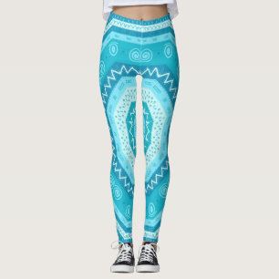Leggings Médaille Ciel Bleu Lumineux