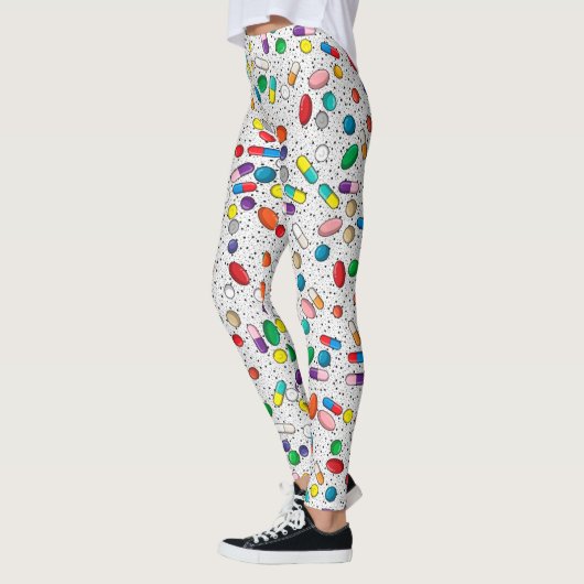 Leggings Médecine Infirmière Pharmacie Docteur Conception d (Gauche)