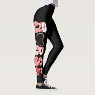 Leggings Médicale Love Hearts Infirmière Amusement Valentin