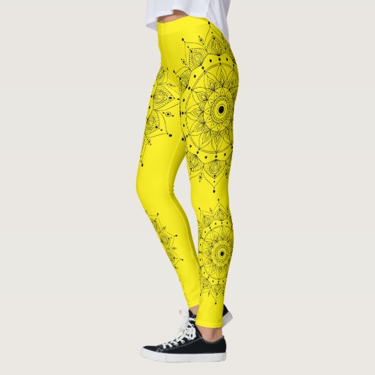 Leggings Meditation - Mandala Symbol  (Gauche)