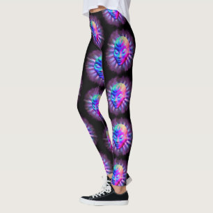Leggings Méditation psychédélique Alien