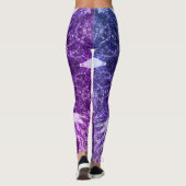 Leggings Méditation & Yoga mandala, Art du bien-être (mode) (Dos)