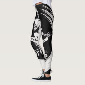 Leggings Méditer le squelette (Gauche)