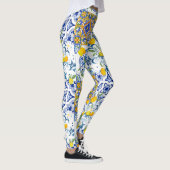 Leggings méditerranéen, tuiles siciliennes, citrons   (Droite)