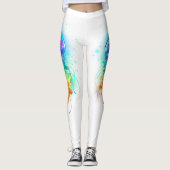 Leggings Méduse arc-en-ciel (Devant)