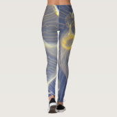 Leggings Méduse bleu et jaune (Dos)