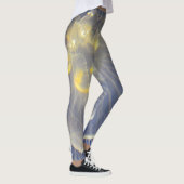 Leggings Méduse bleu et jaune (Droite)