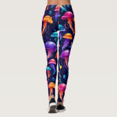 Leggings Méduse colorée (Dos)