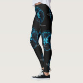 Leggings Méduse commune dans l'espace sous-marin (Gauche)