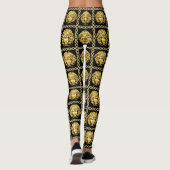 Leggings Méduse dorée enchaînée (Dos)