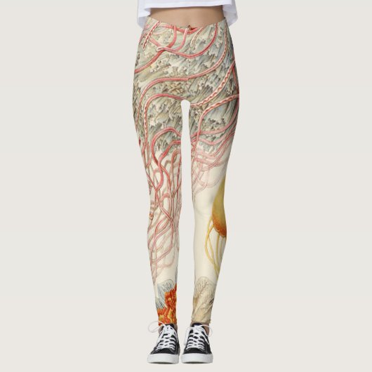 Leggings Méduse - Ernst Haeckel (Devant)